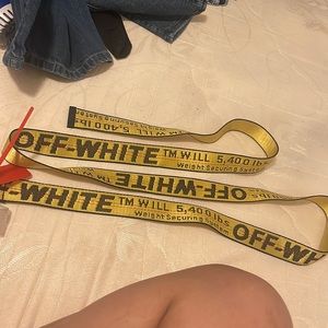 Off white non authentic belt
